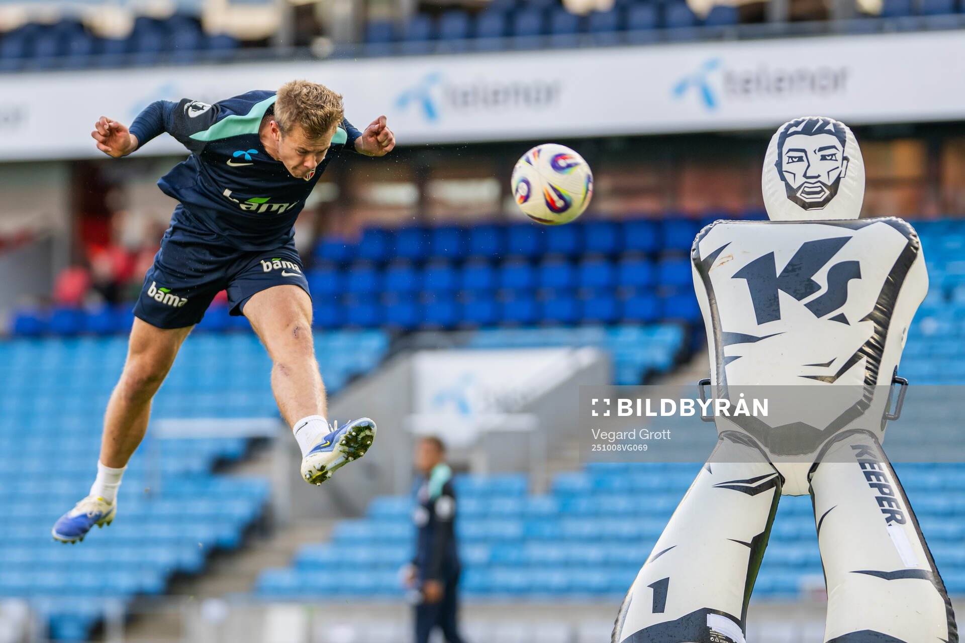 Aune Heggebø of the Norwegian national football team