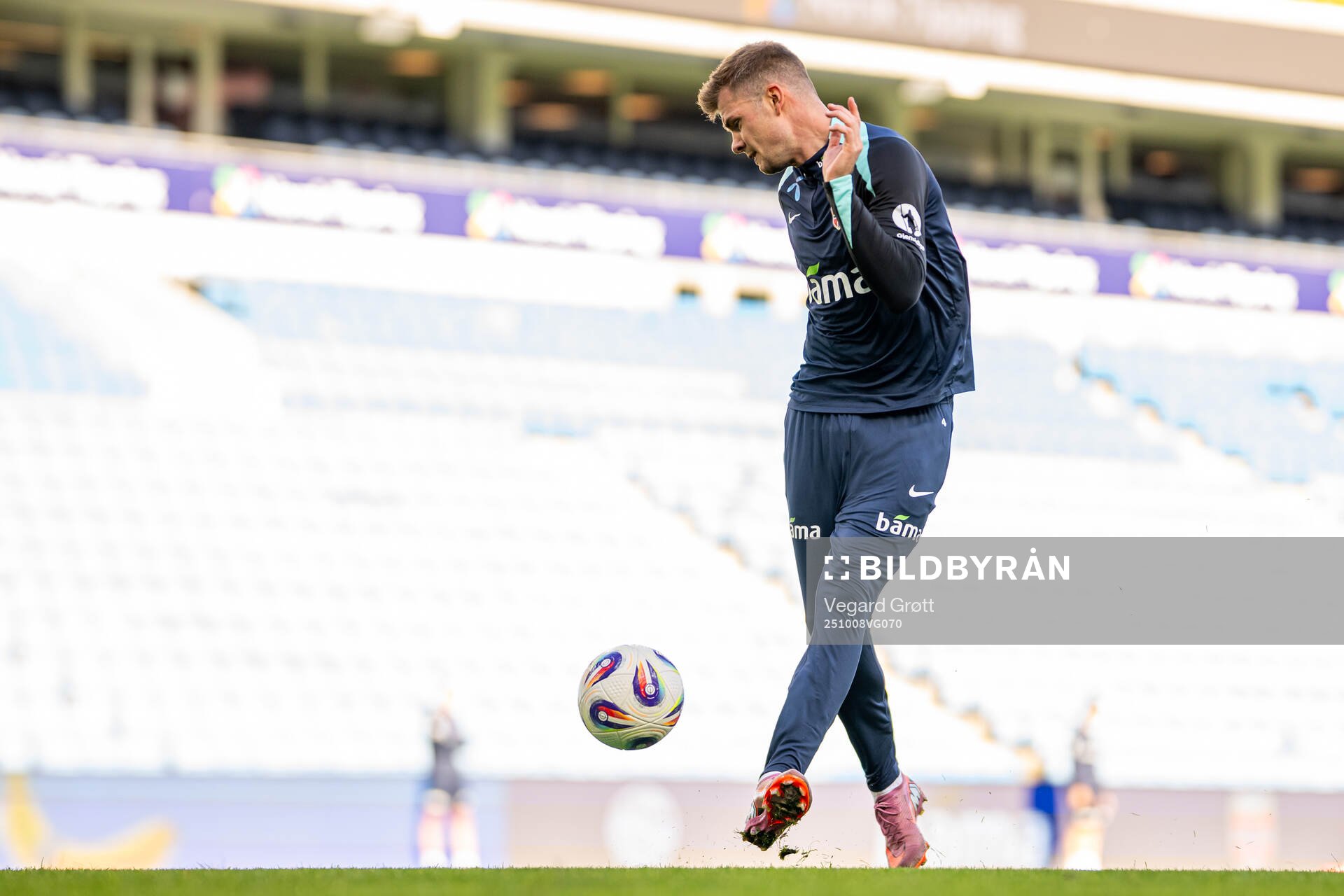 Alexander Sørloth of the Norwegian national football team