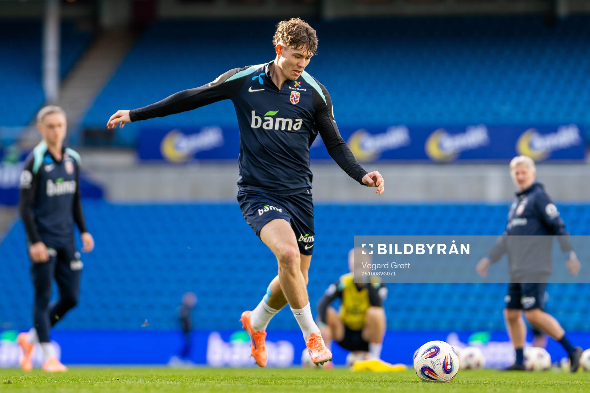 Jørgen Strand Larsen of the Norwegian national football
