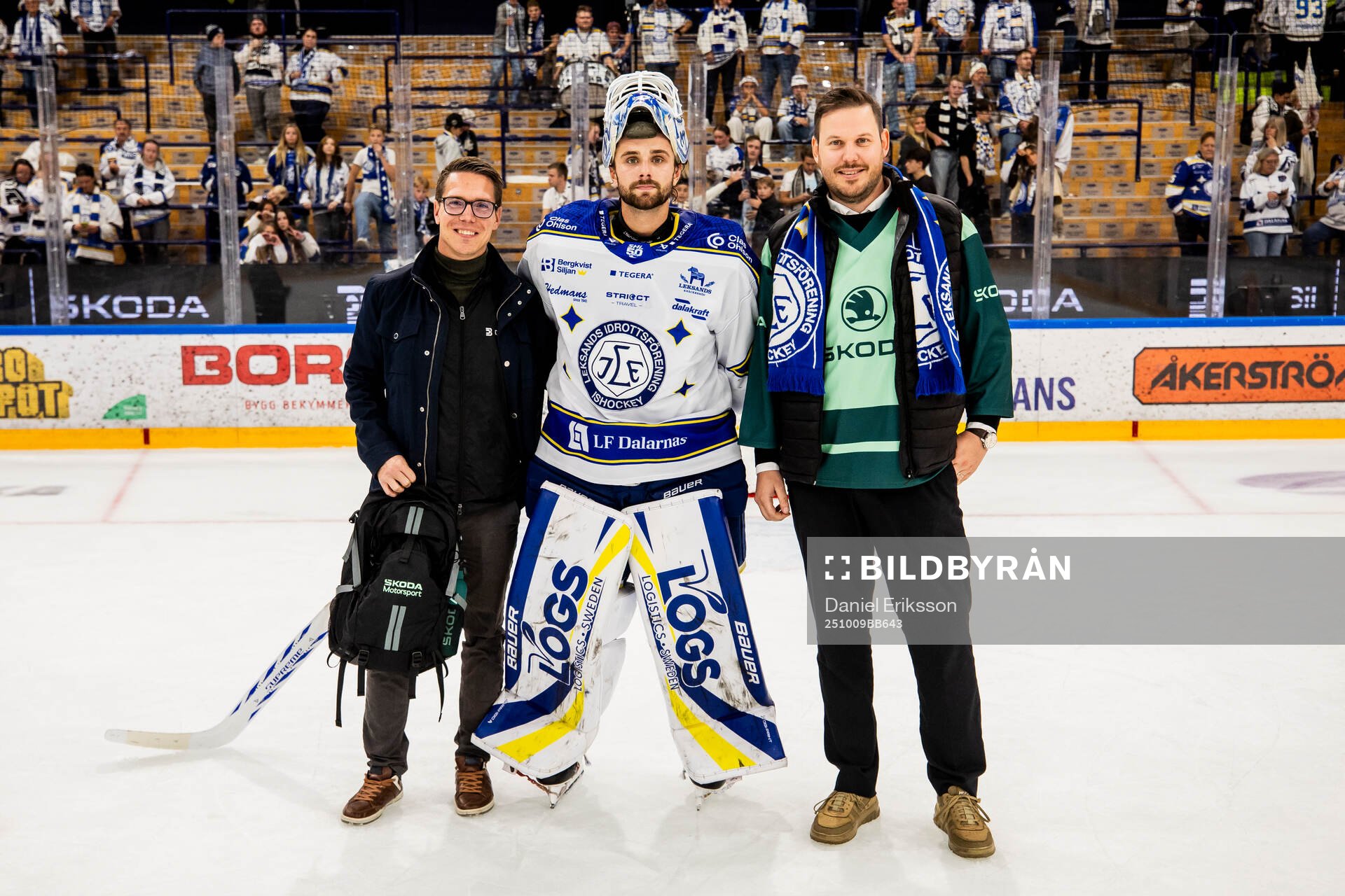Leksands målvakt Jakob Hellsten utsedd till matchens lirare