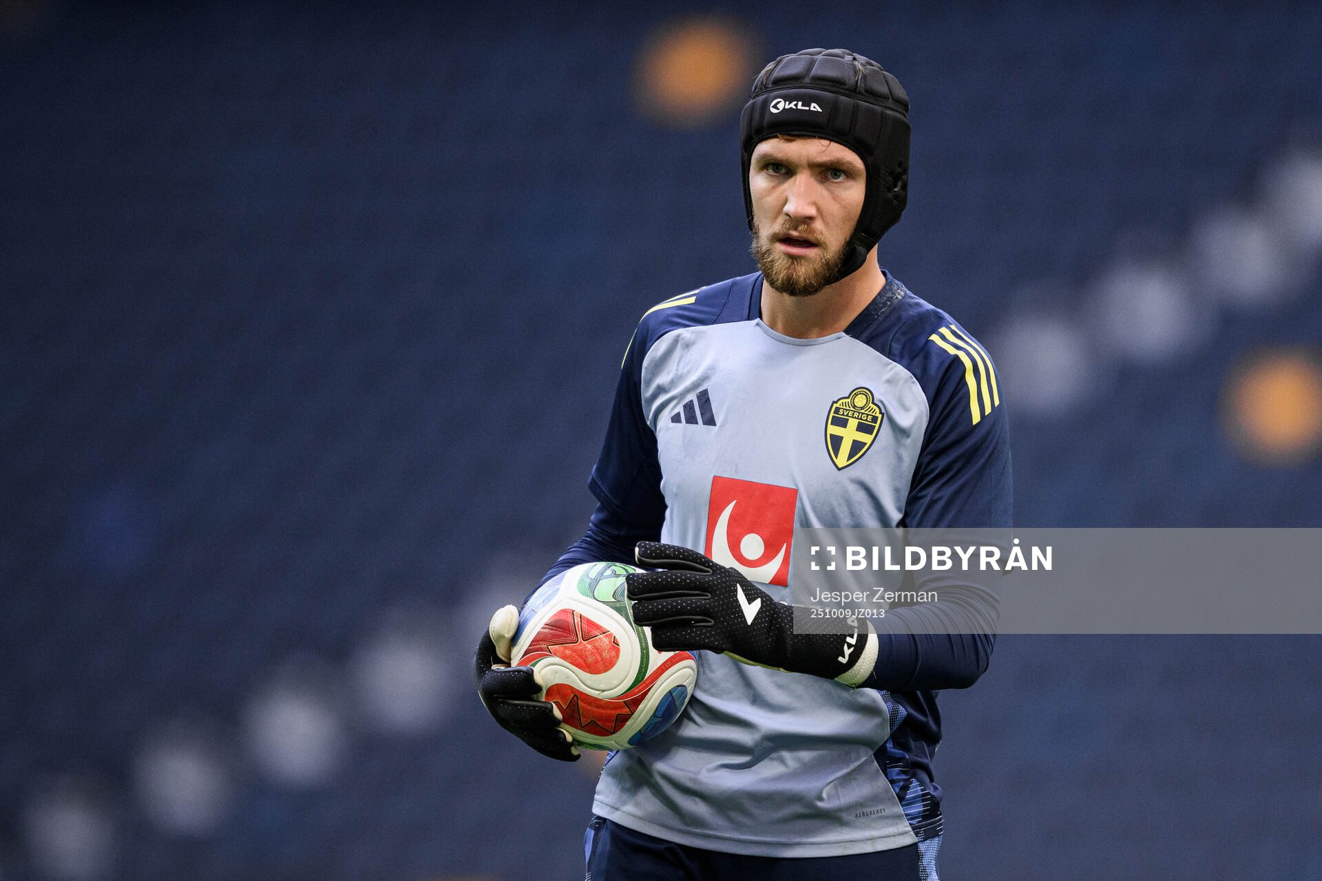 goalkeeper Noel Törnqvist of the Swedish men's national