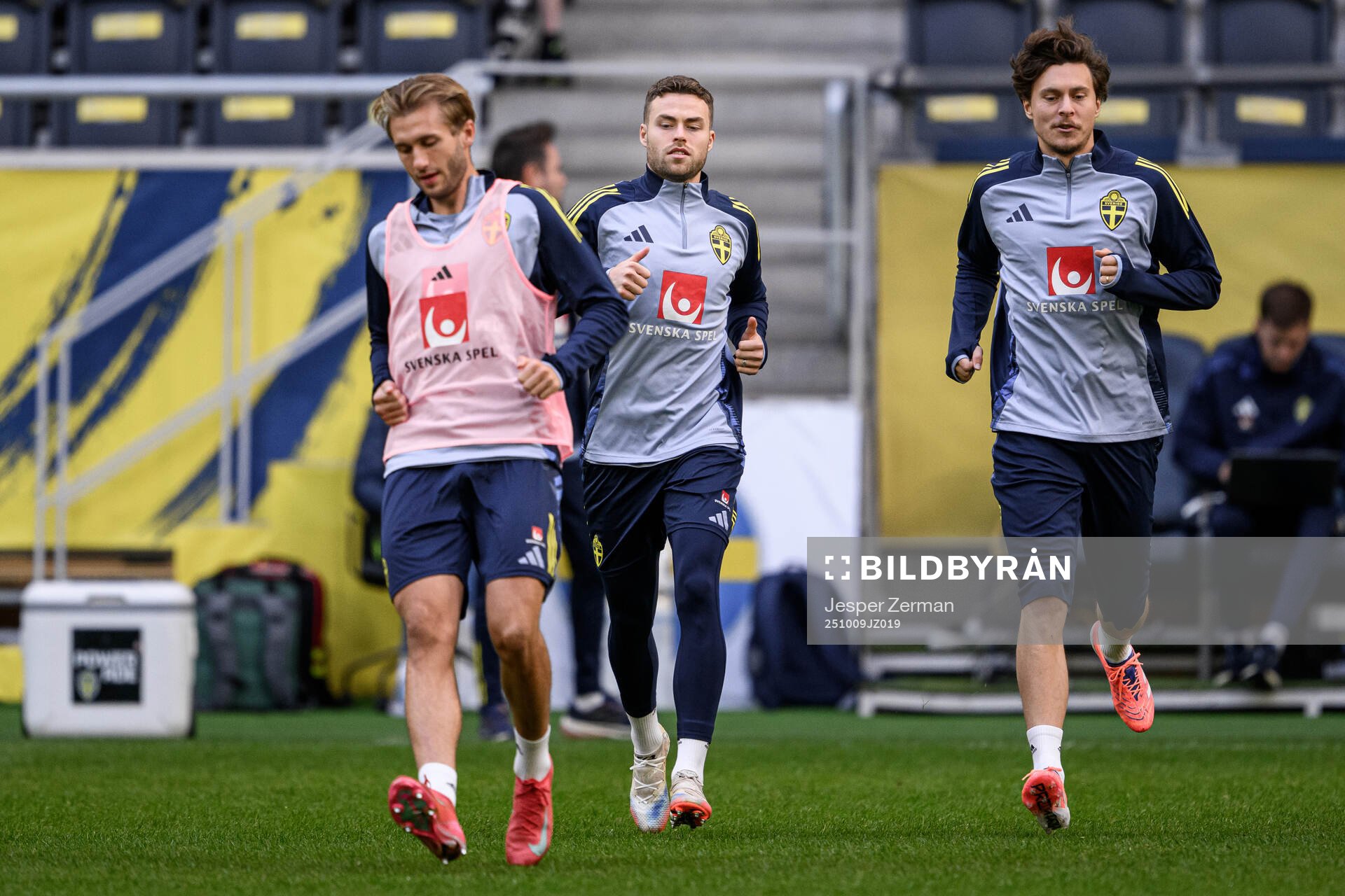 Benjamin Nygren, Gabriel Gudmundsson and Victor Nilsson