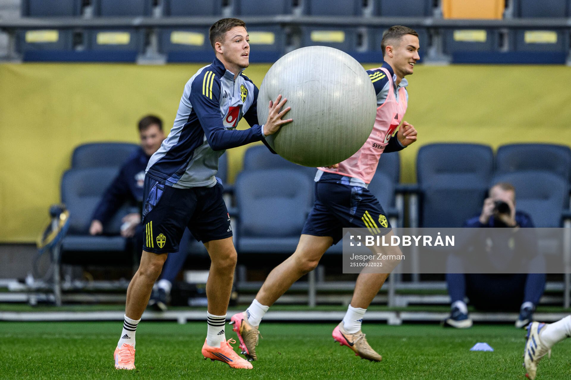 Emil Holm and Gustaf Lagerbielke of the Swedish men's