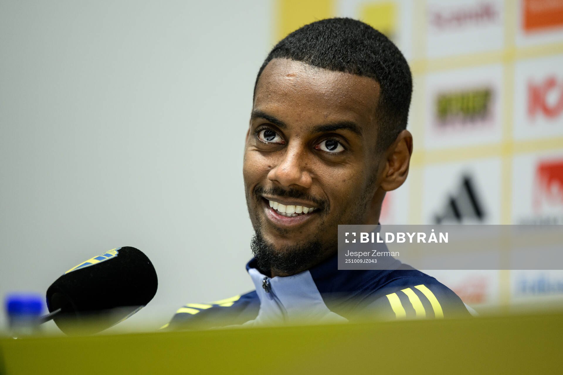 Alexander Isak of the Swedish men's national football team