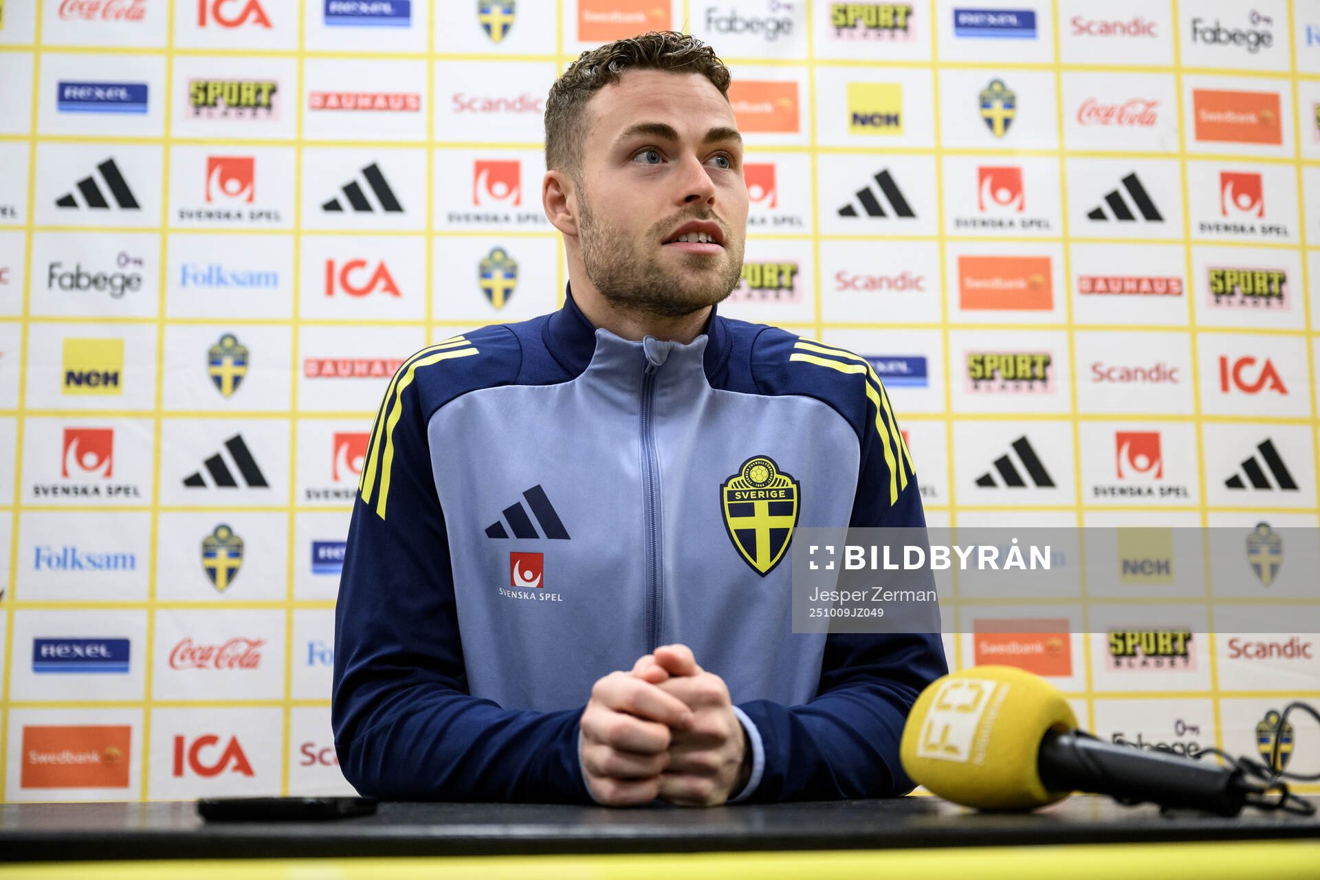 Gabriel Gudmundsson of the Swedish men's national football