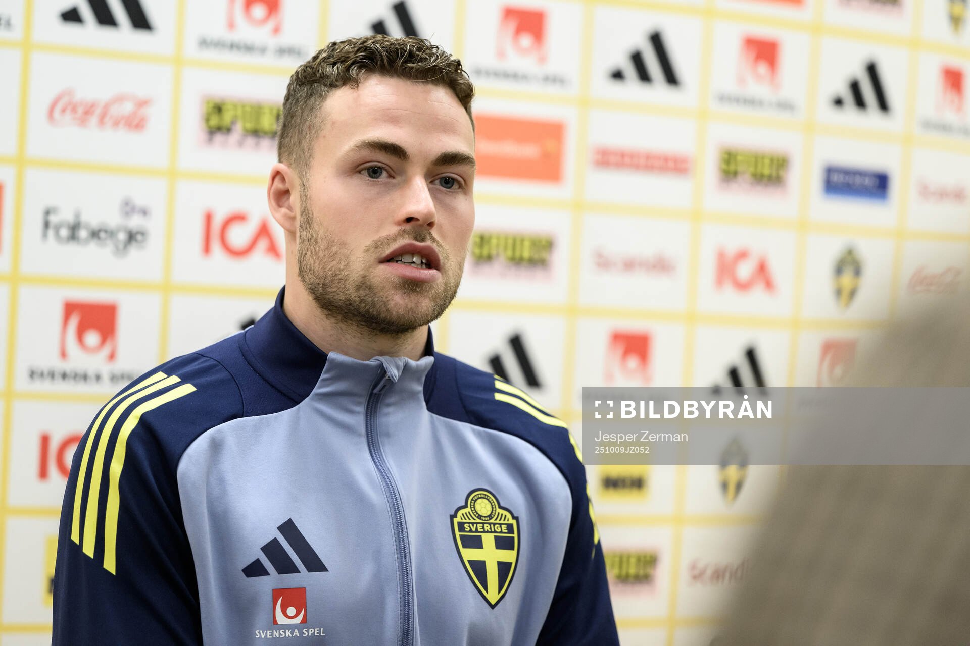 Gabriel Gudmundsson of the Swedish men's national football