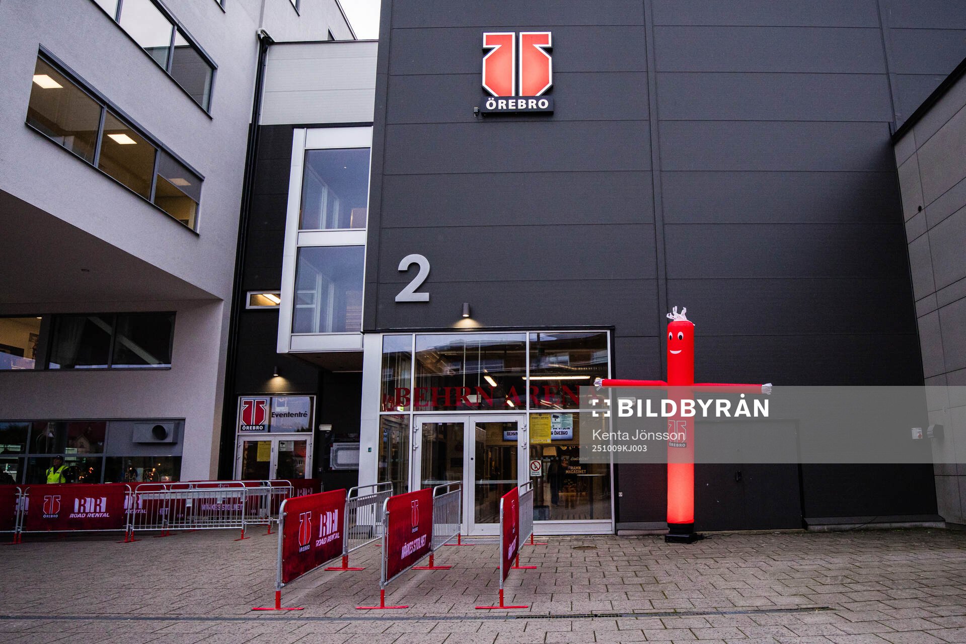 En entré till Behrn Arena