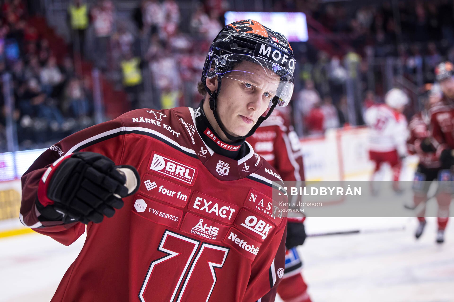 Örebros Patrik Puistola jublar