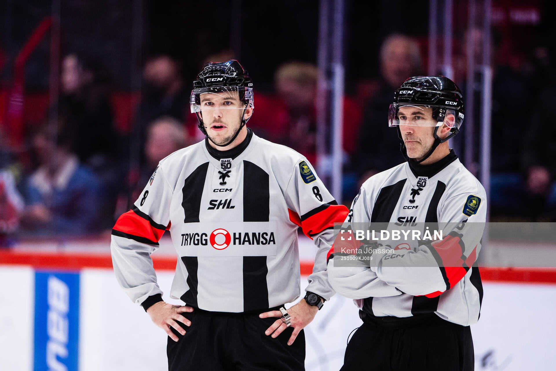 Domare Oscar Niklasson och Linus Öhlund
