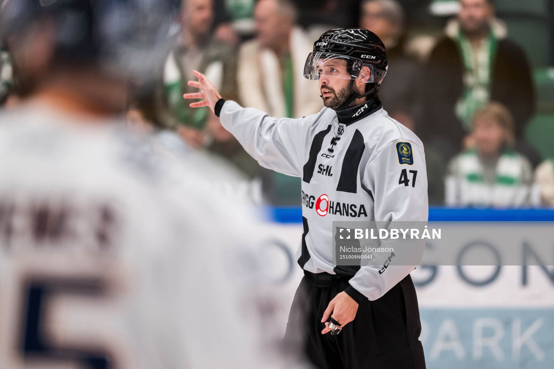 Linjedomare Oliver Sjöberg