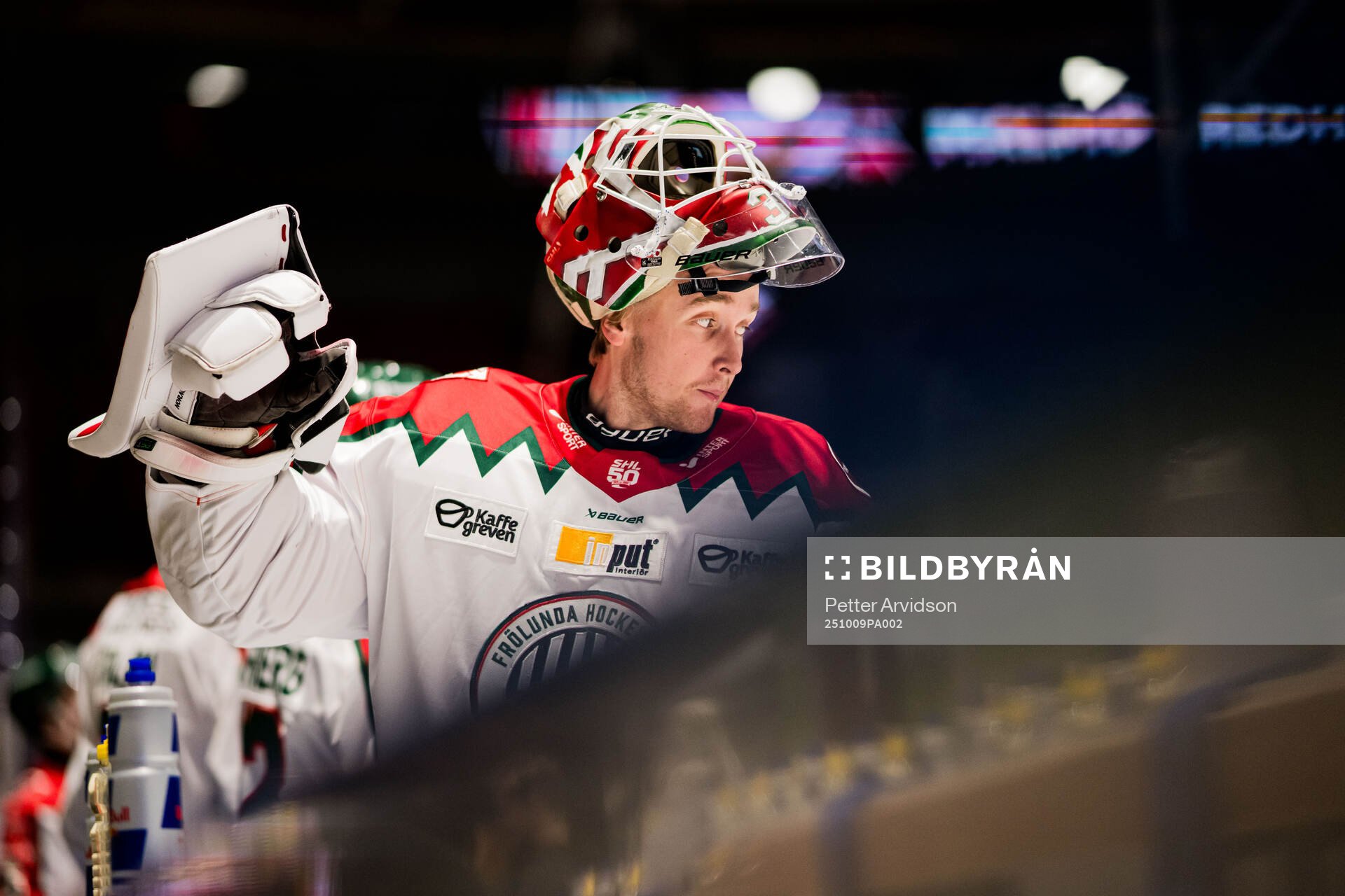 Frölundas målvakt Tobias Normann