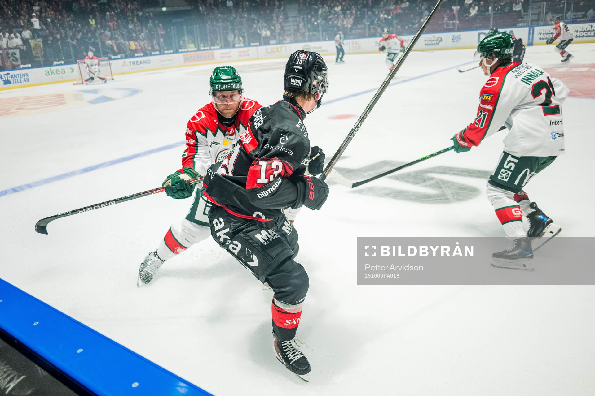 Frölundas Christian Folin och Malmö Redhawks Petter
