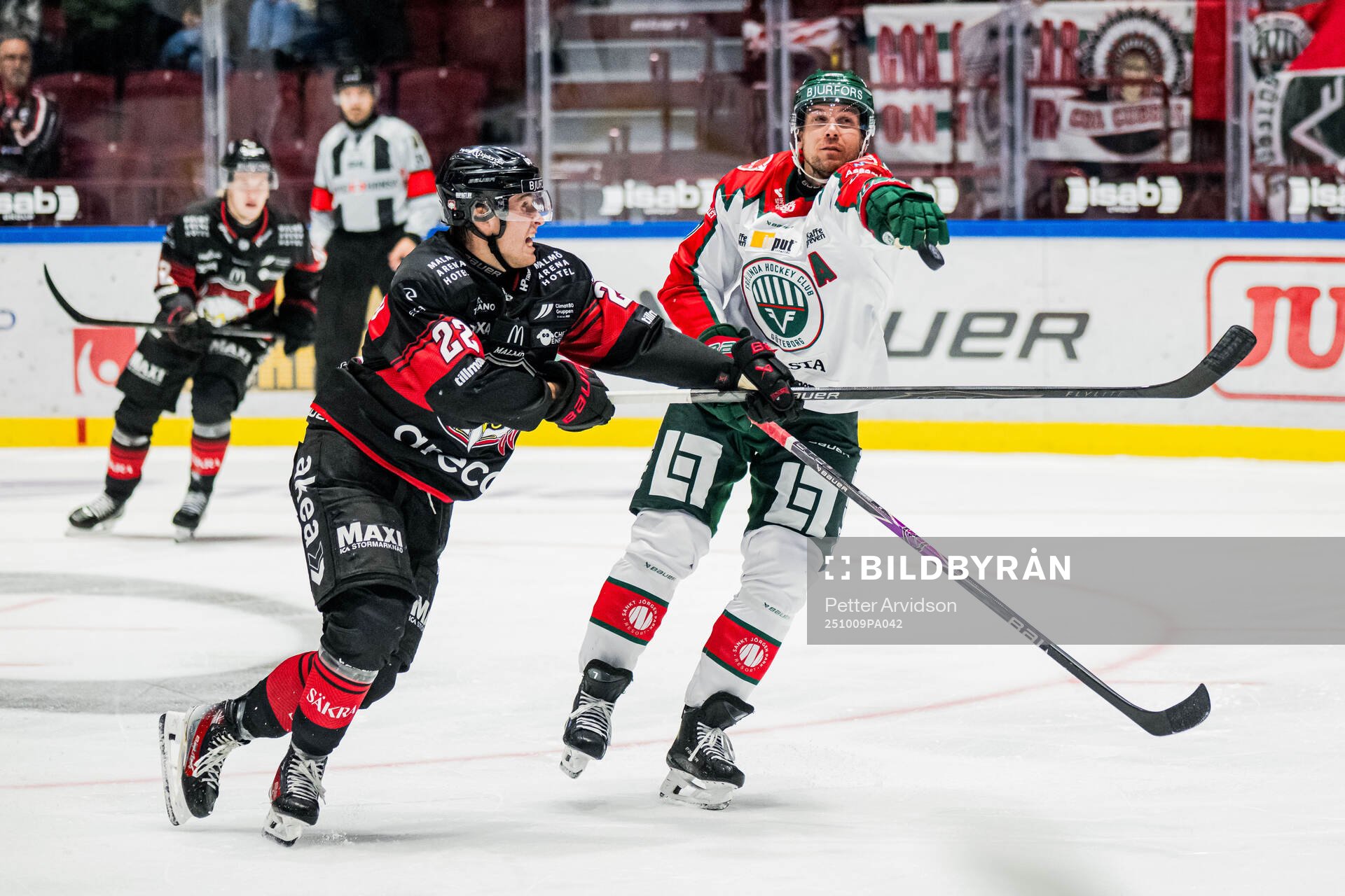 Malmö Redhawks Janne Kuokkanen och Frölundas Henrik