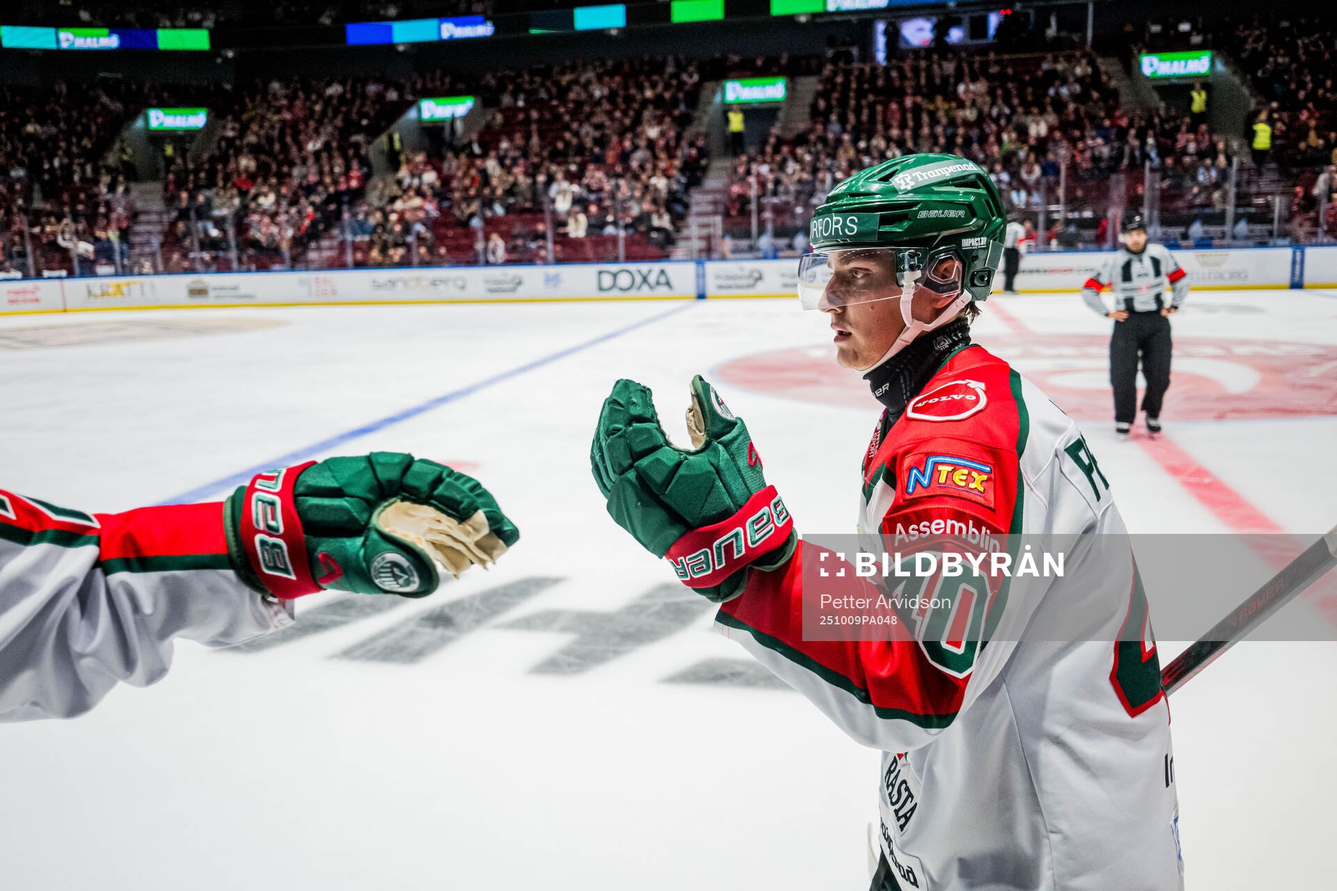 Frölundas Jacob Peterson jublar
