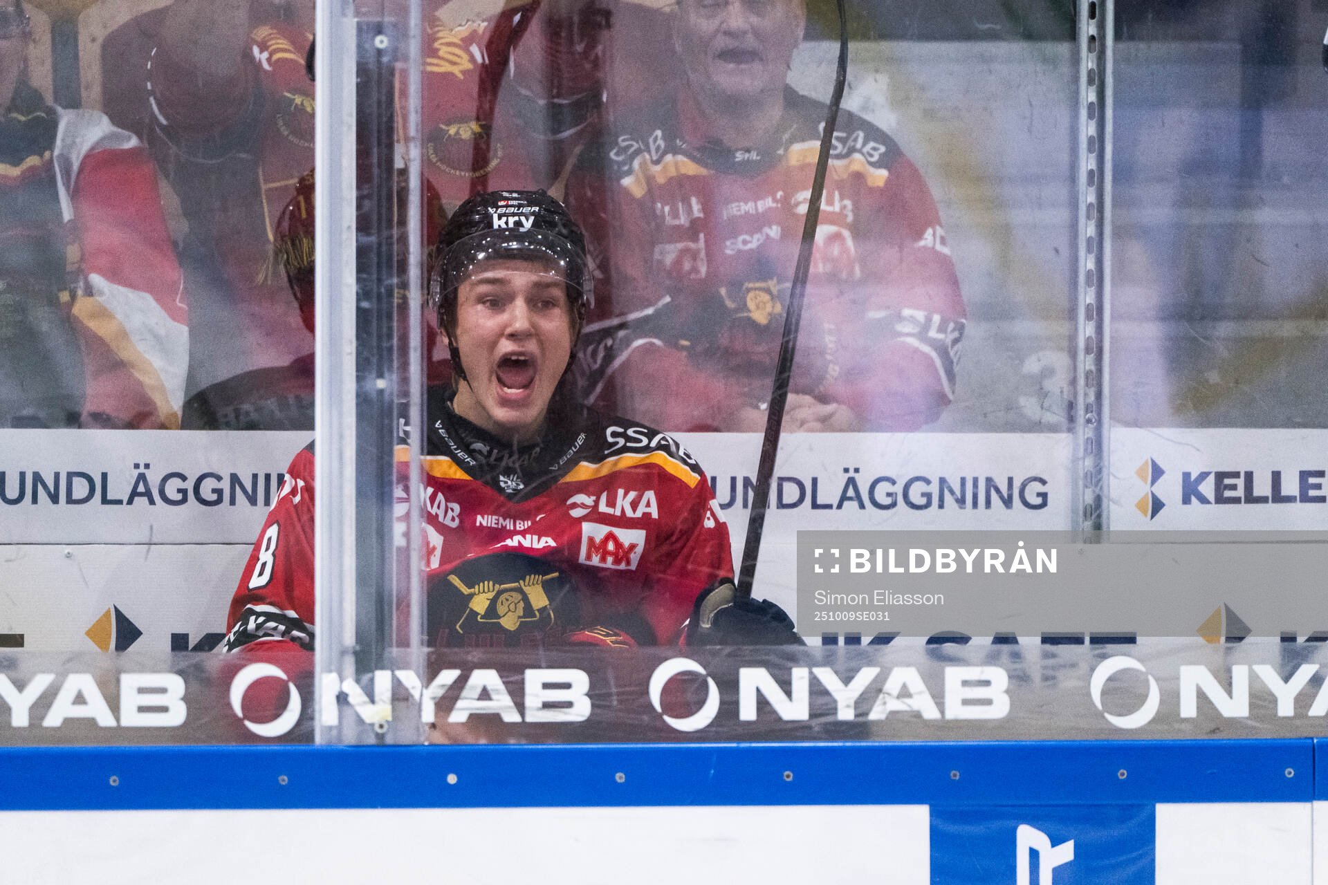 Luleås William Håkansson reagerar