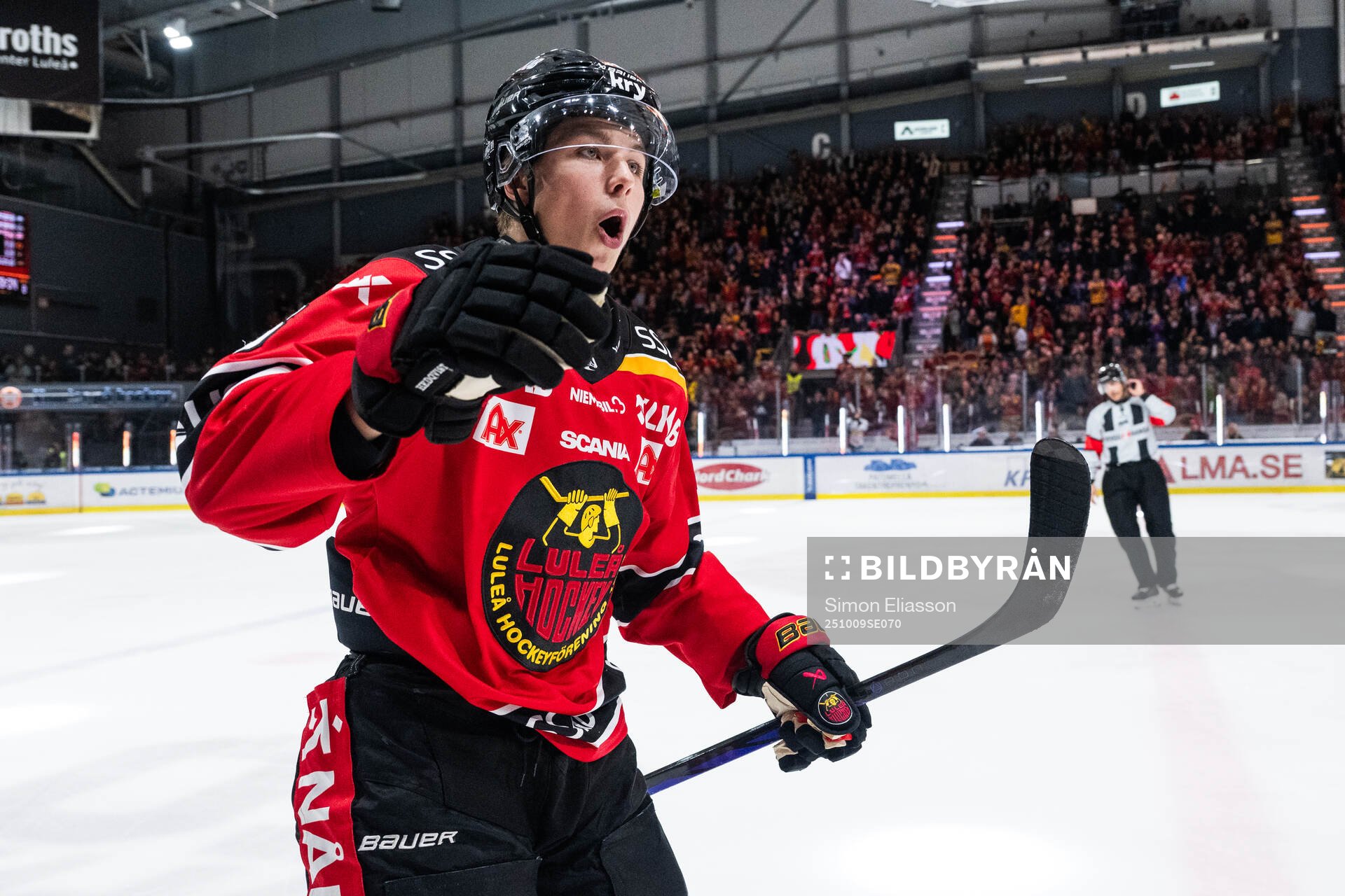 Luleås Isac Hedqvist jublar