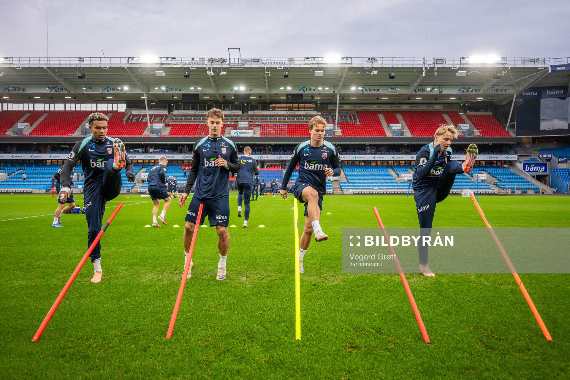 Antonio Nusa, Felix Horn Myhre, Kristian Arnstad and