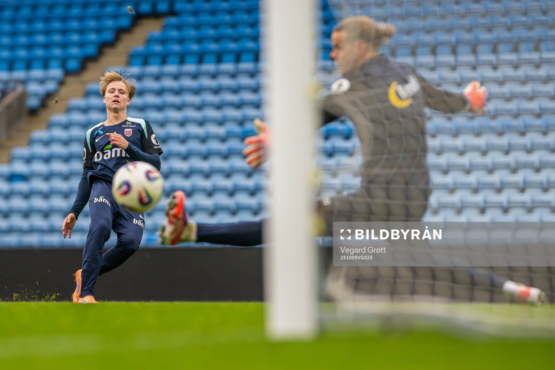 Andreas Schjelderup of the Norwegian national football team