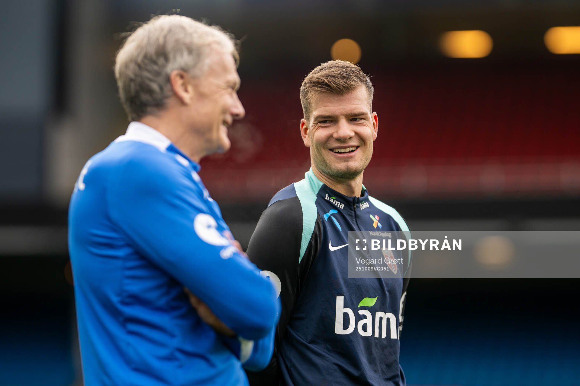 Alexander Sørloth of the Norwegian national football team