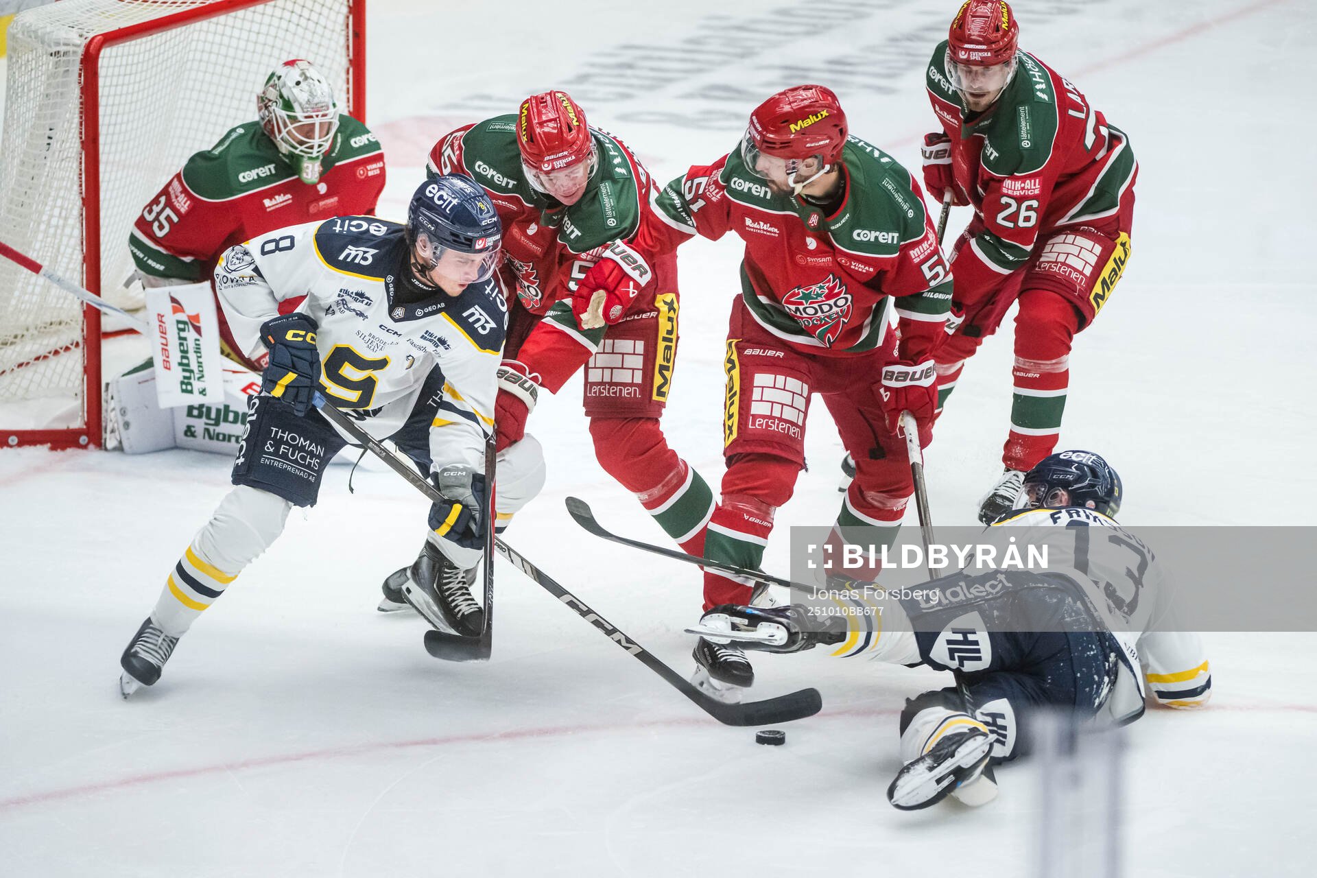Modos Sverre Rönningen, Victor Berglund, Emil Larsson och