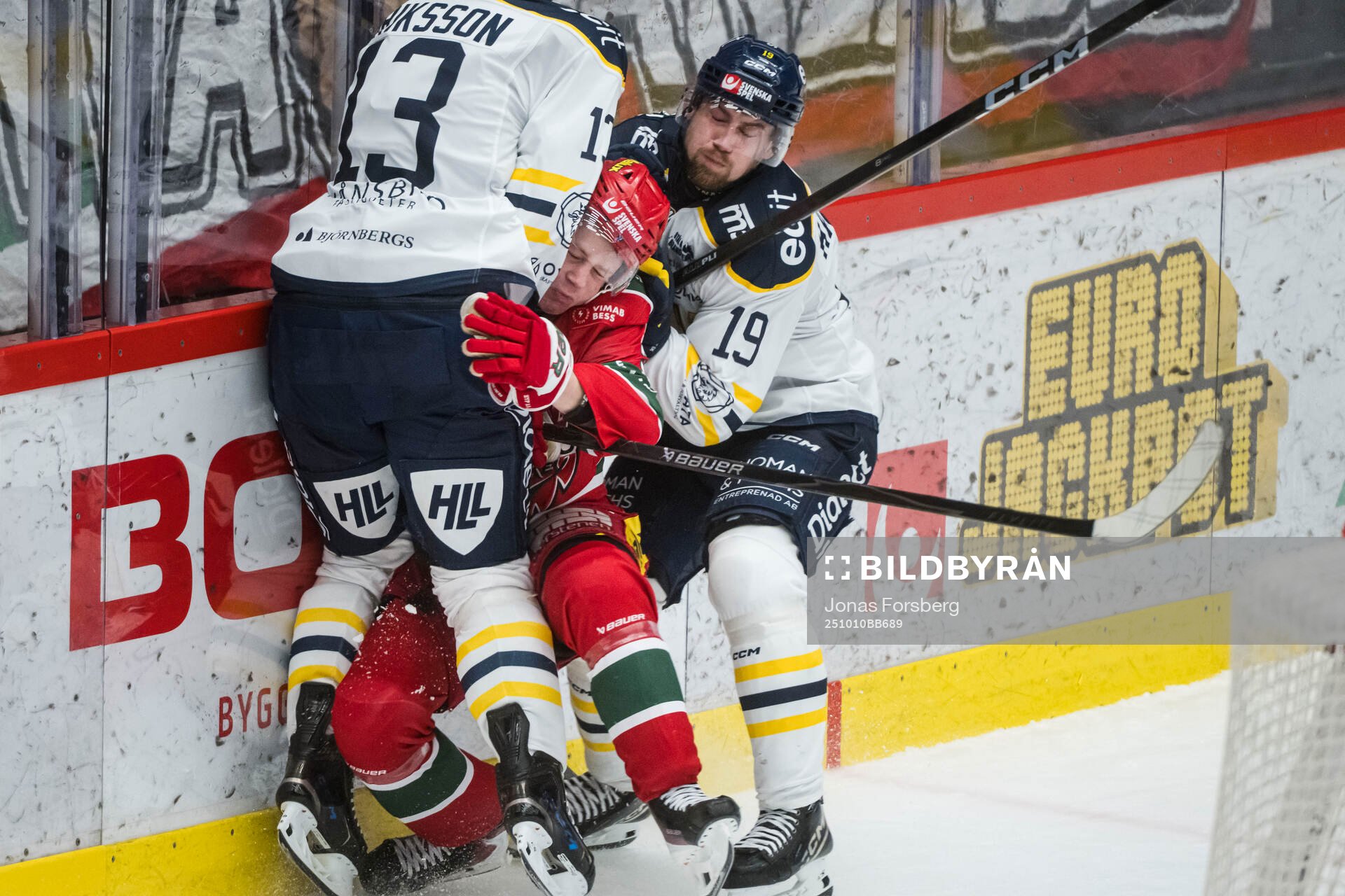 Södertäljes Henrik Eriksson och Hampus Harlestam och