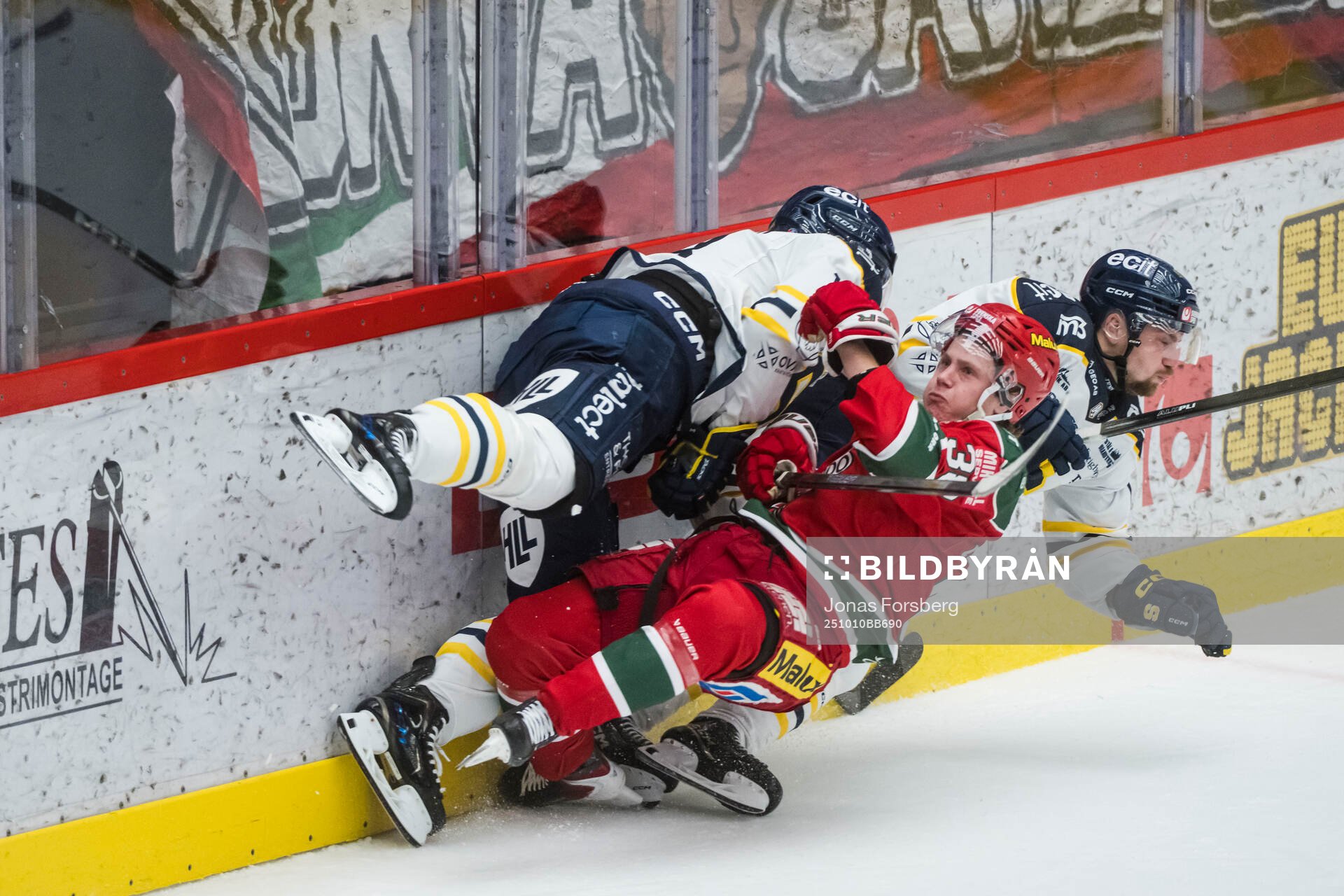 Södertäljes Henrik Eriksson och Hampus Harlestam och