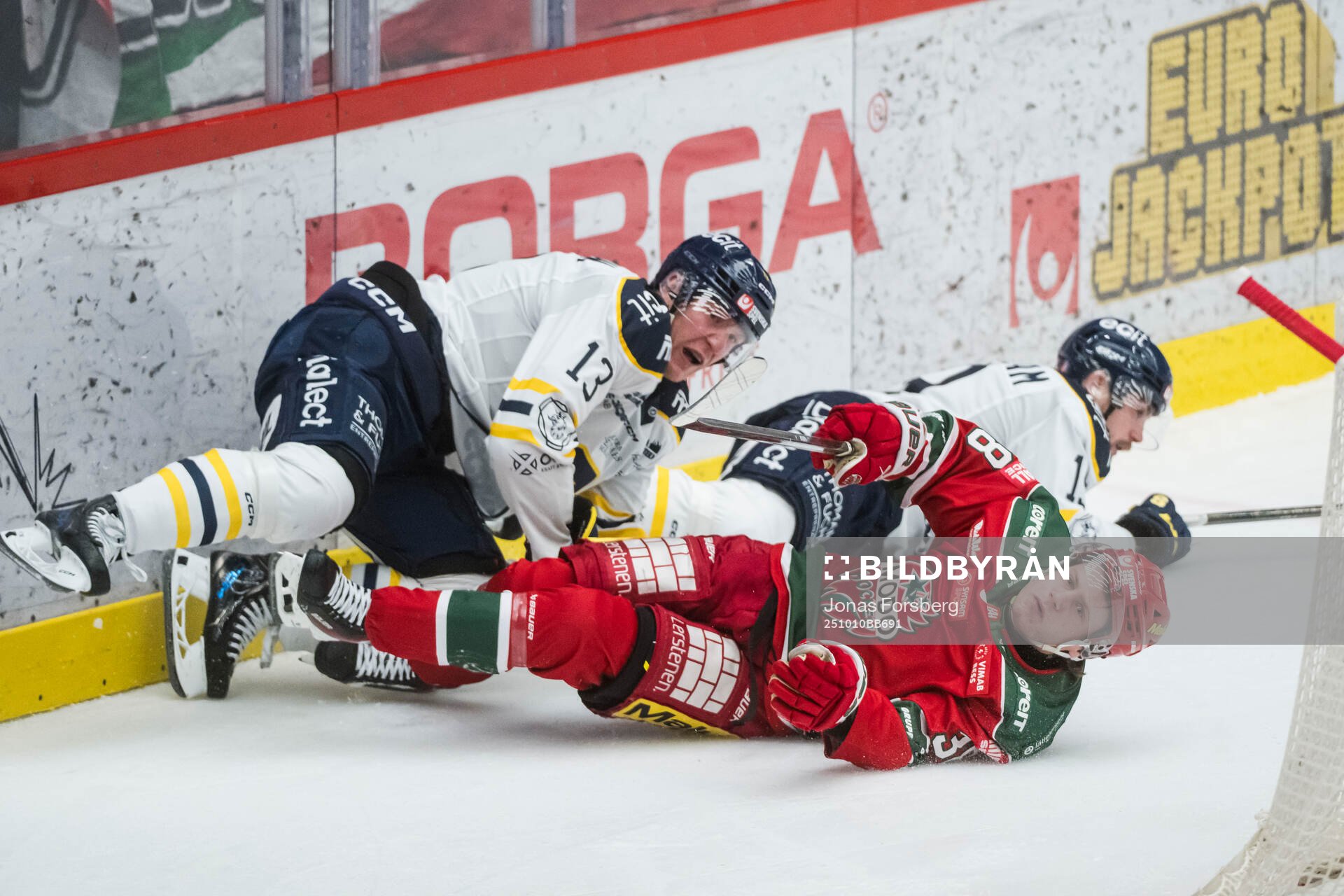 Södertäljes Henrik Eriksson och Hampus Harlestam och