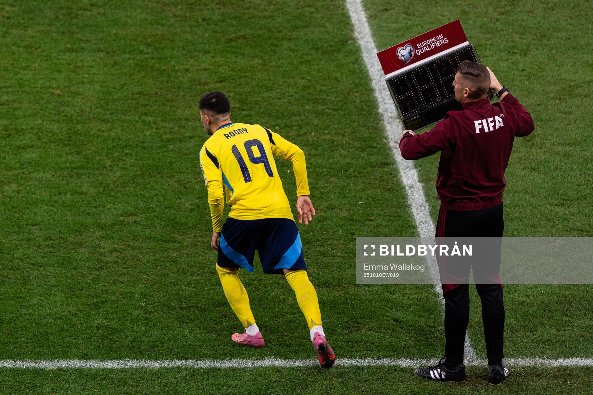 Roony Bardghji of Sweden