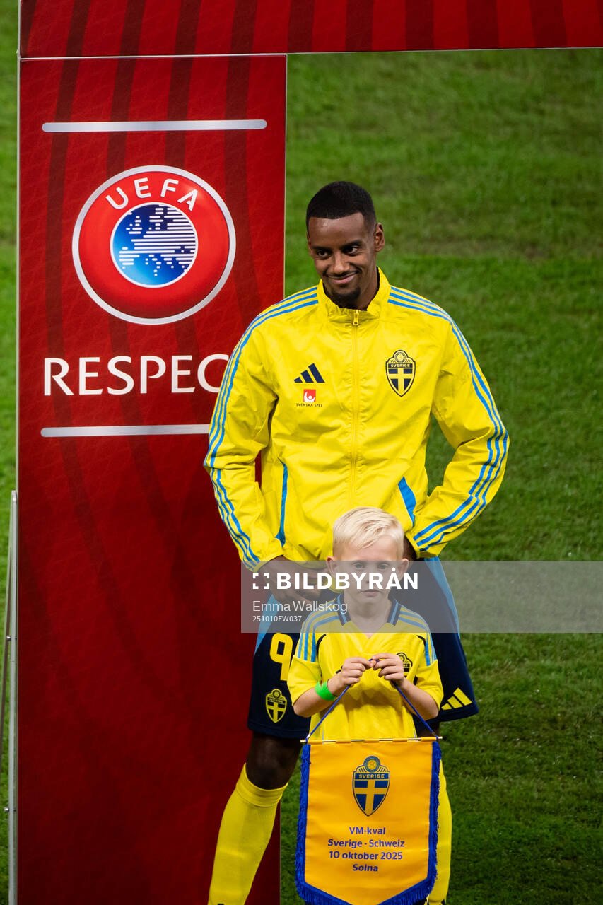 Alexander Isak of Sweden