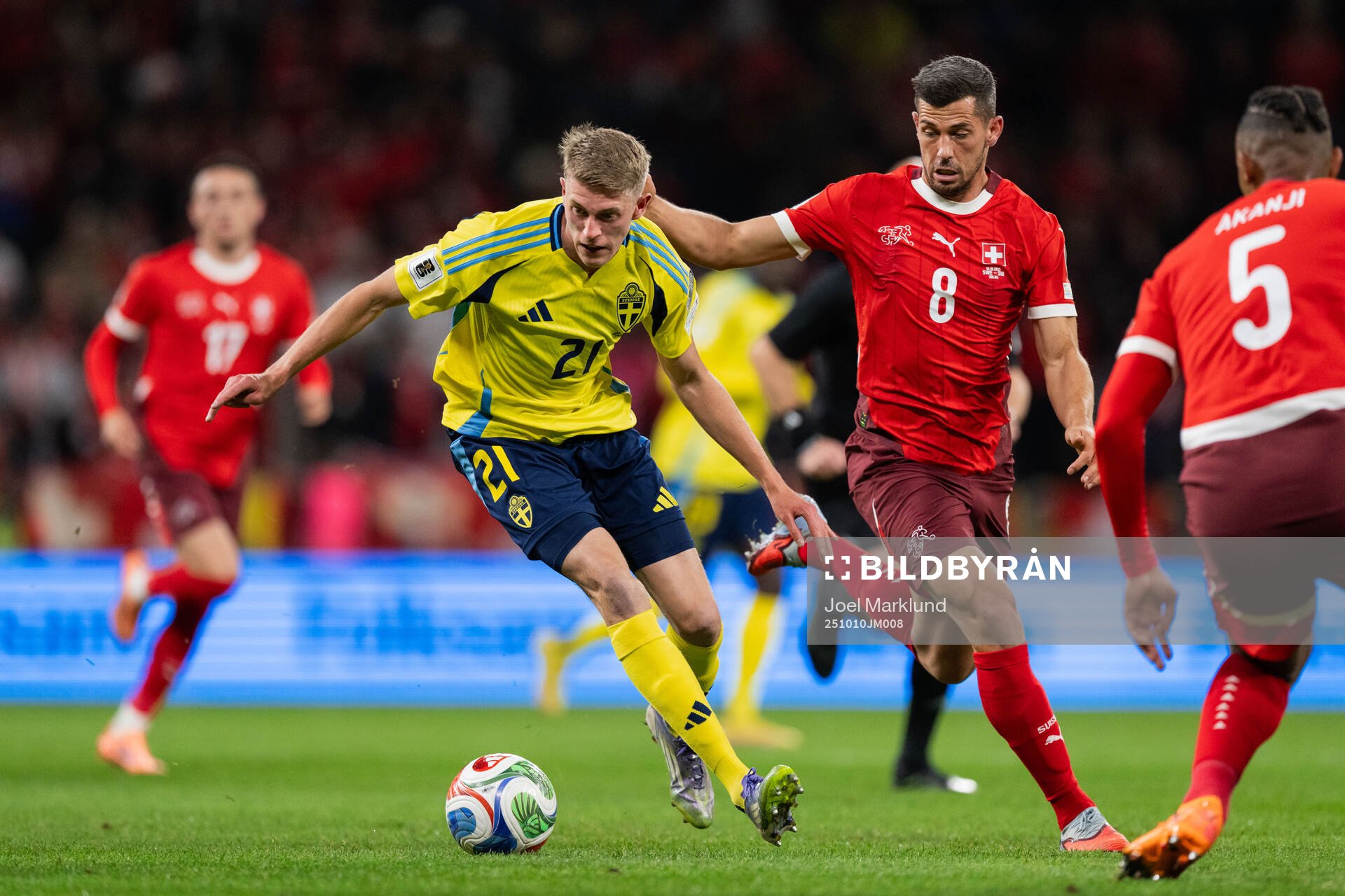 Alexander Bernhardsson of Sweden and Remo Freuler of