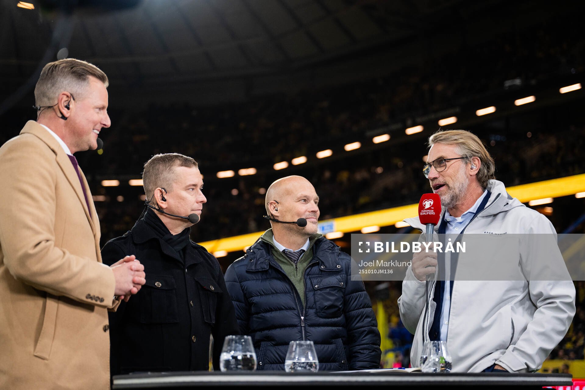 Niklas Jihde, Erik Niva, Fredrik Ljungberg and Peter