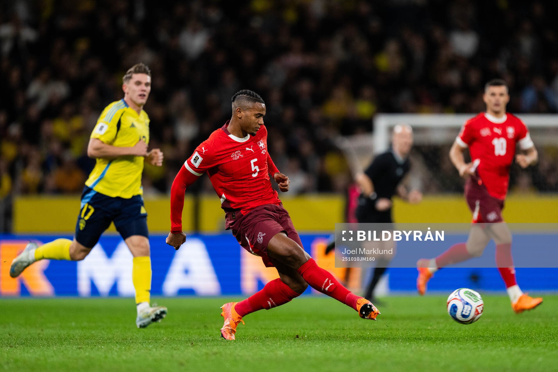 Manuel Akanji of Switzerland