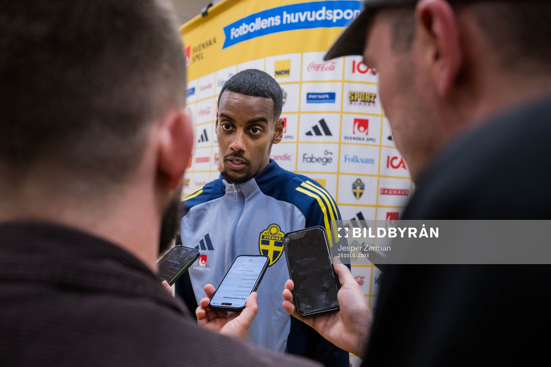 Alexander Isak of Sweden
