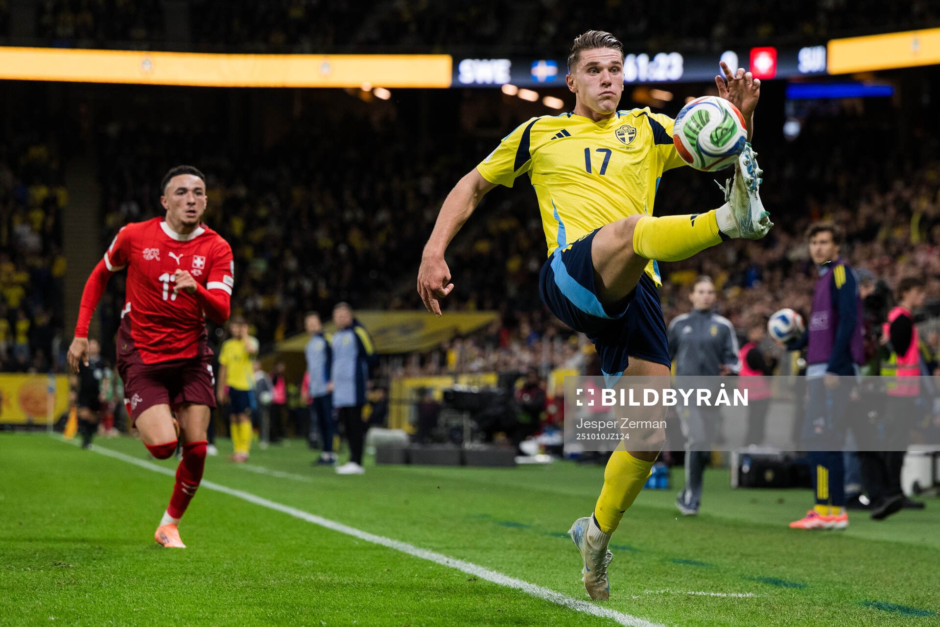 Viktor Gyökeres of Sweden