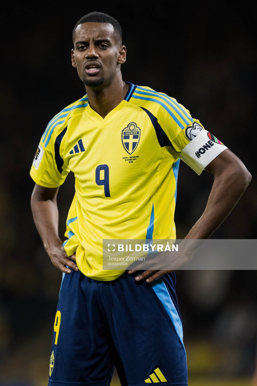 Alexander Isak of Sweden