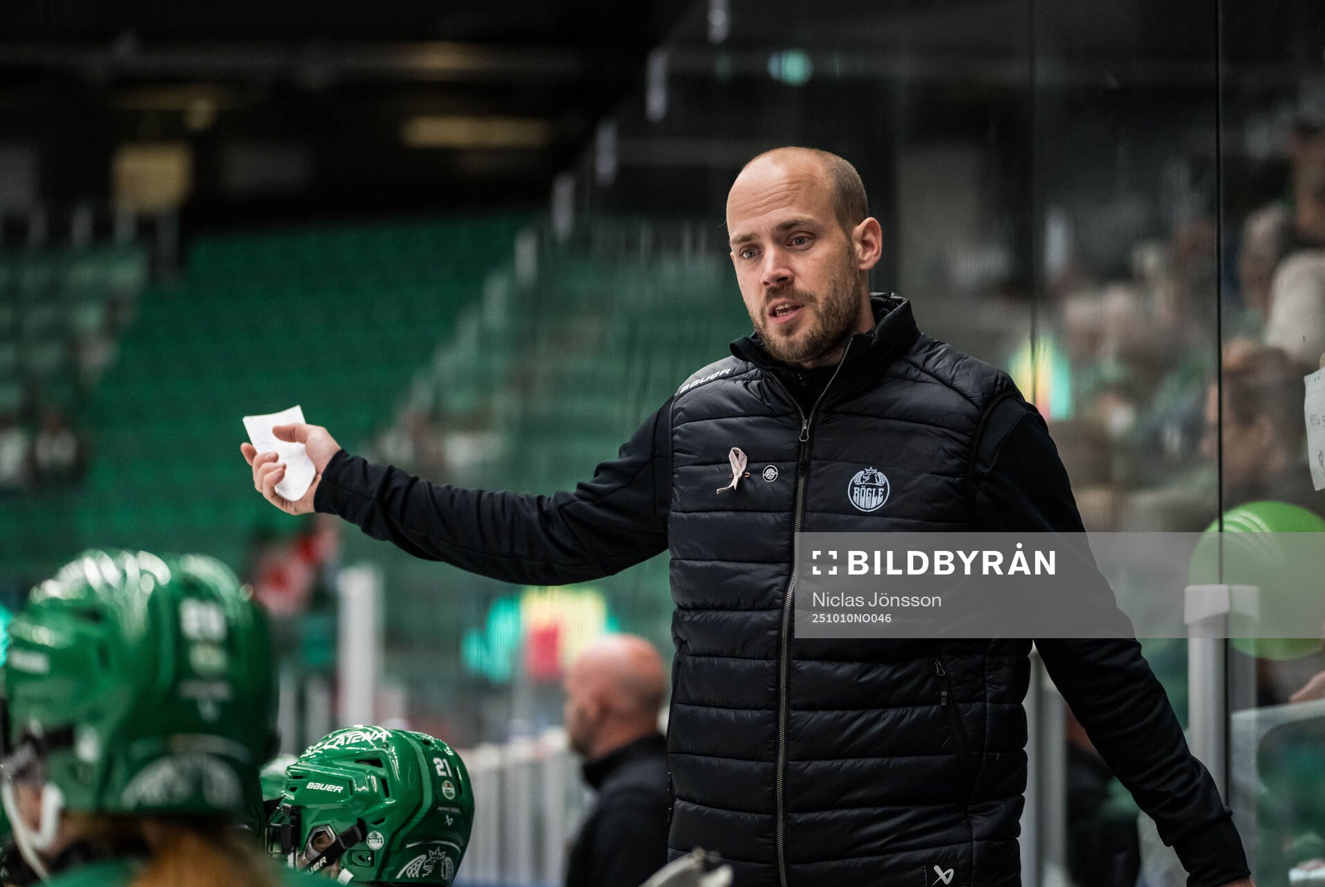 Rögles huvudtränare Julius Bergkvist