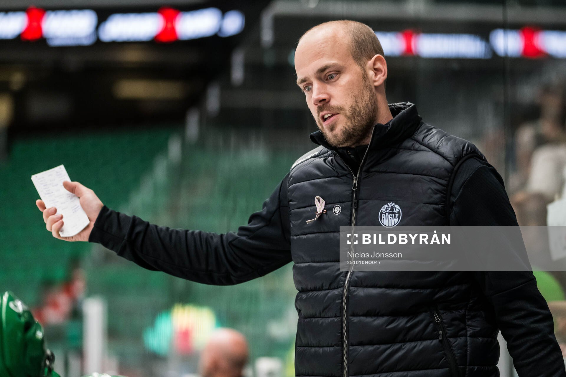 Rögles huvudtränare Julius Bergkvist