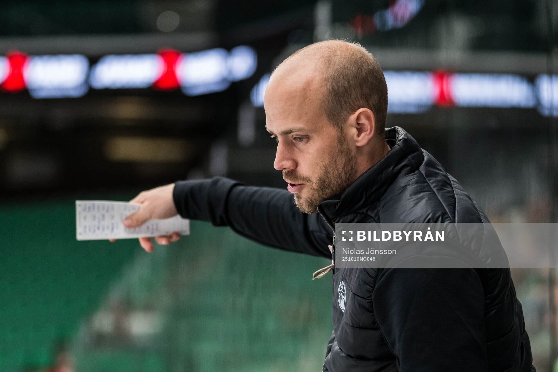 Rögles huvudtränare Julius Bergkvist