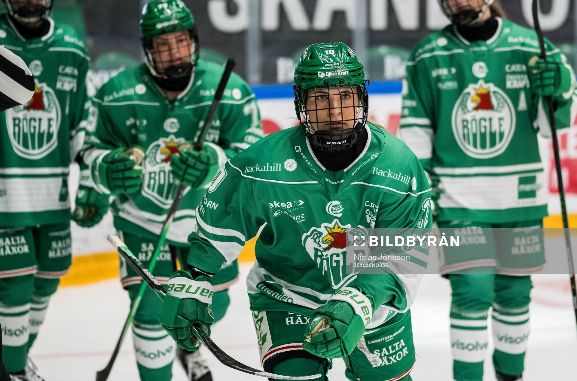 Rögles Wilma Hjelm jublar