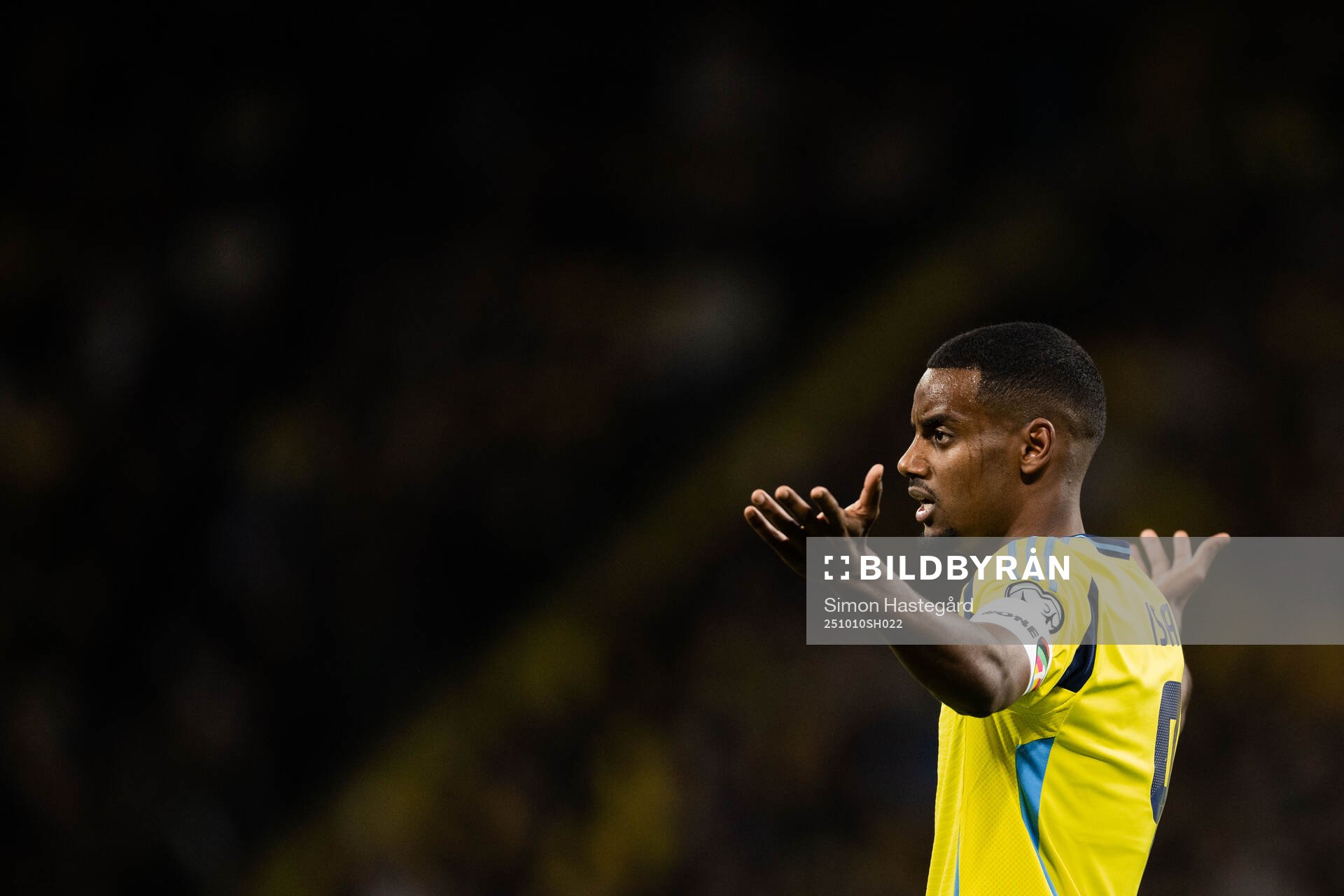 Alexander Isak of Sweden
