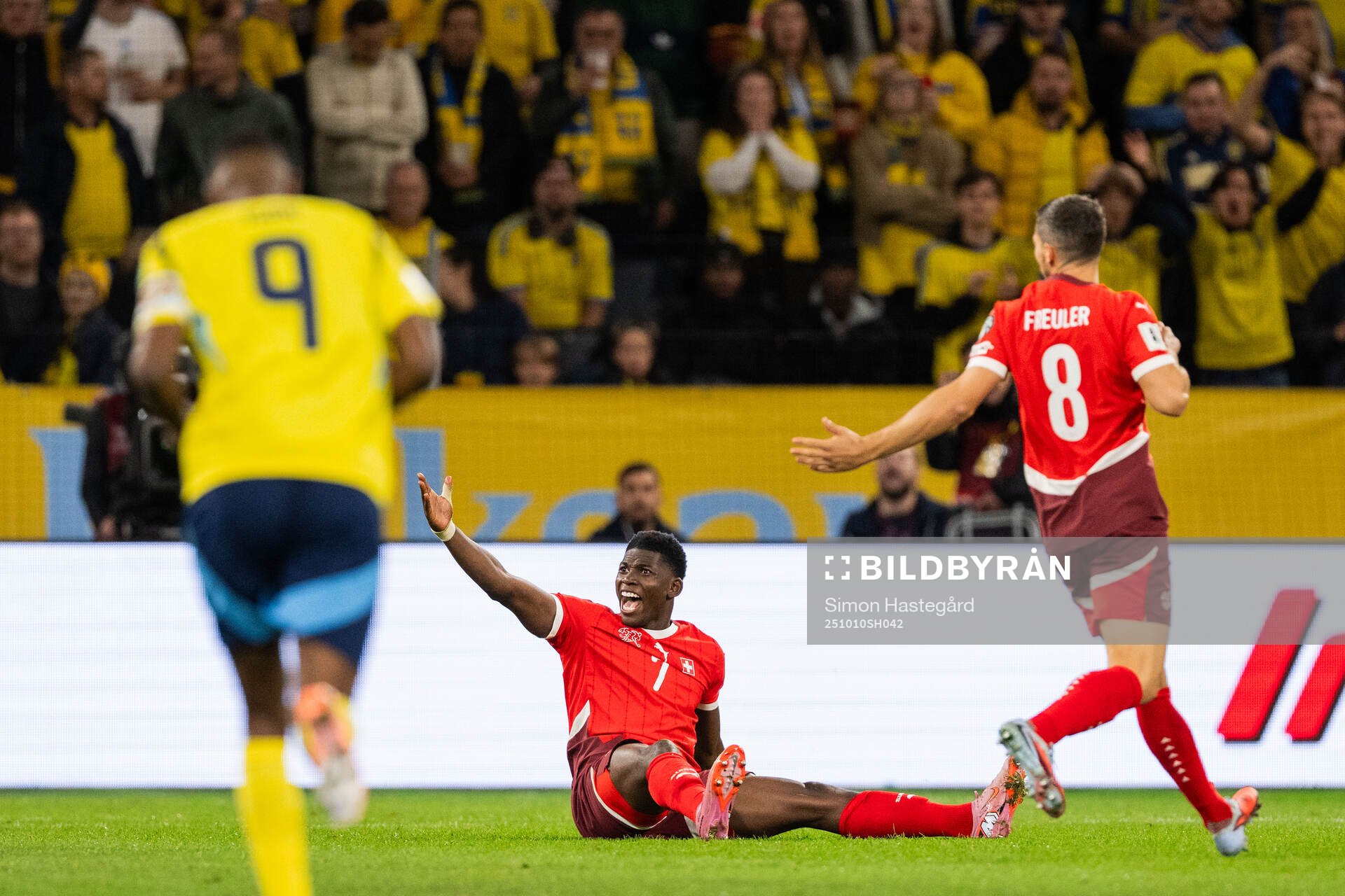 Breel Embolo of Switzerland