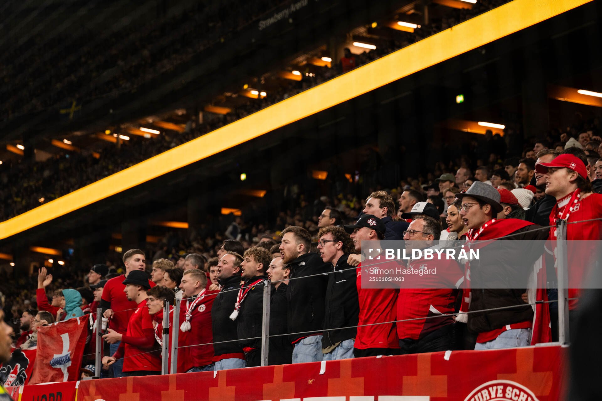 Fans of of Switzerland
