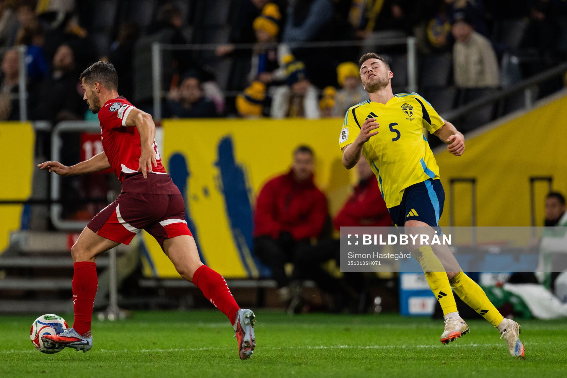 Gabriel Gudmundsson of Sweden looks dejected