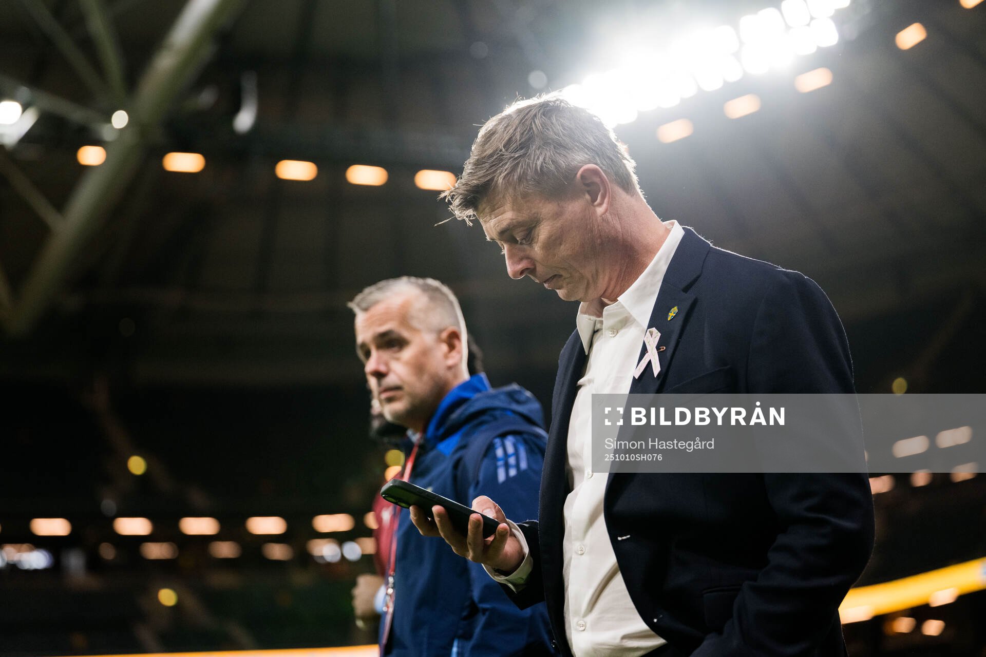 Head coach Jon Dahl Tomasson of Sweden
