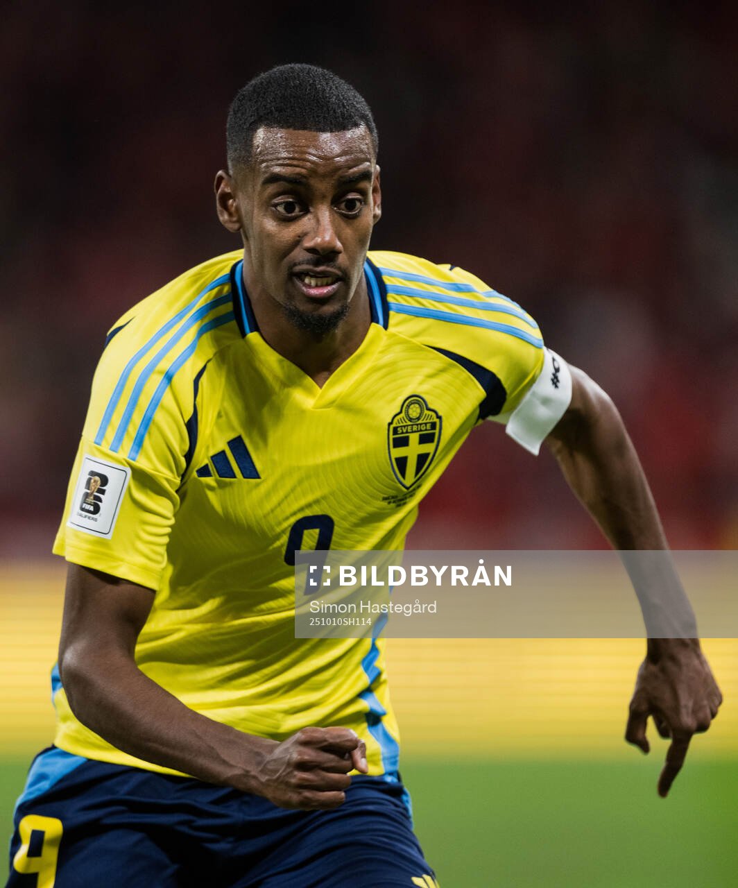 Alexander Isak of Sweden