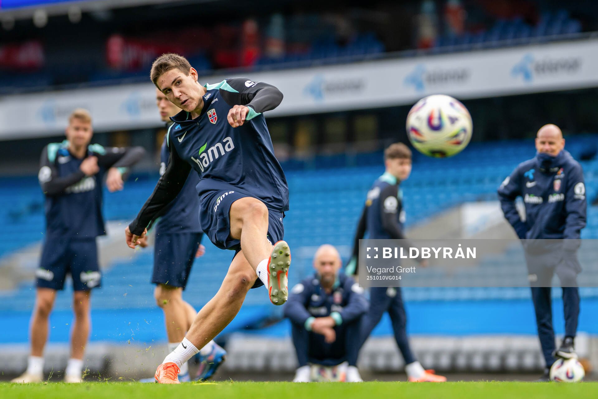 Eivind Helland of the Norwegian national football team