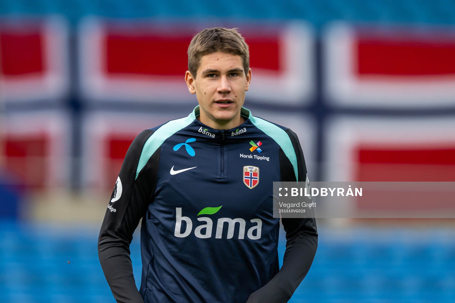 Eivind Helland of the Norwegian national football team