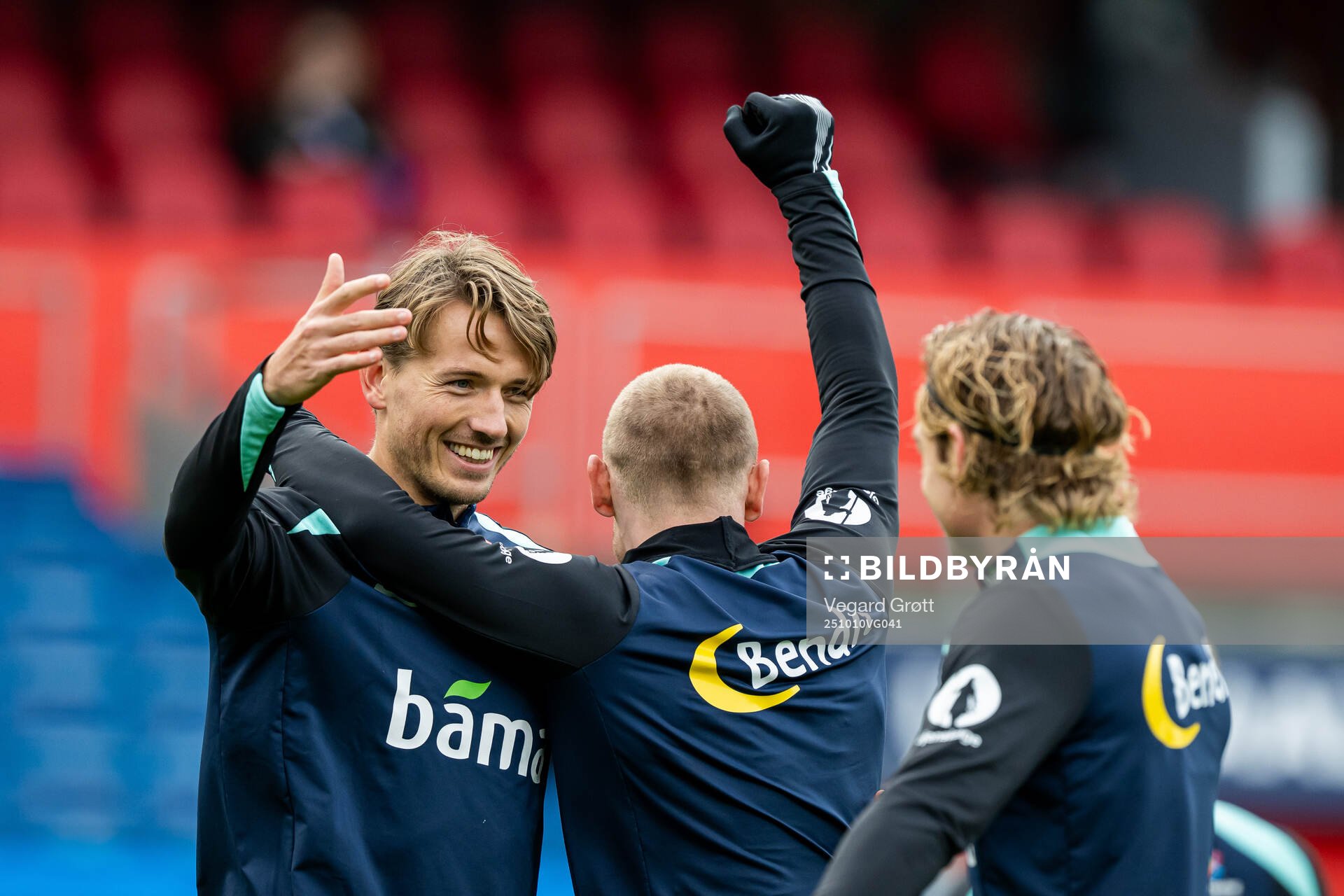 Sander Berge of the Norwegian national football team