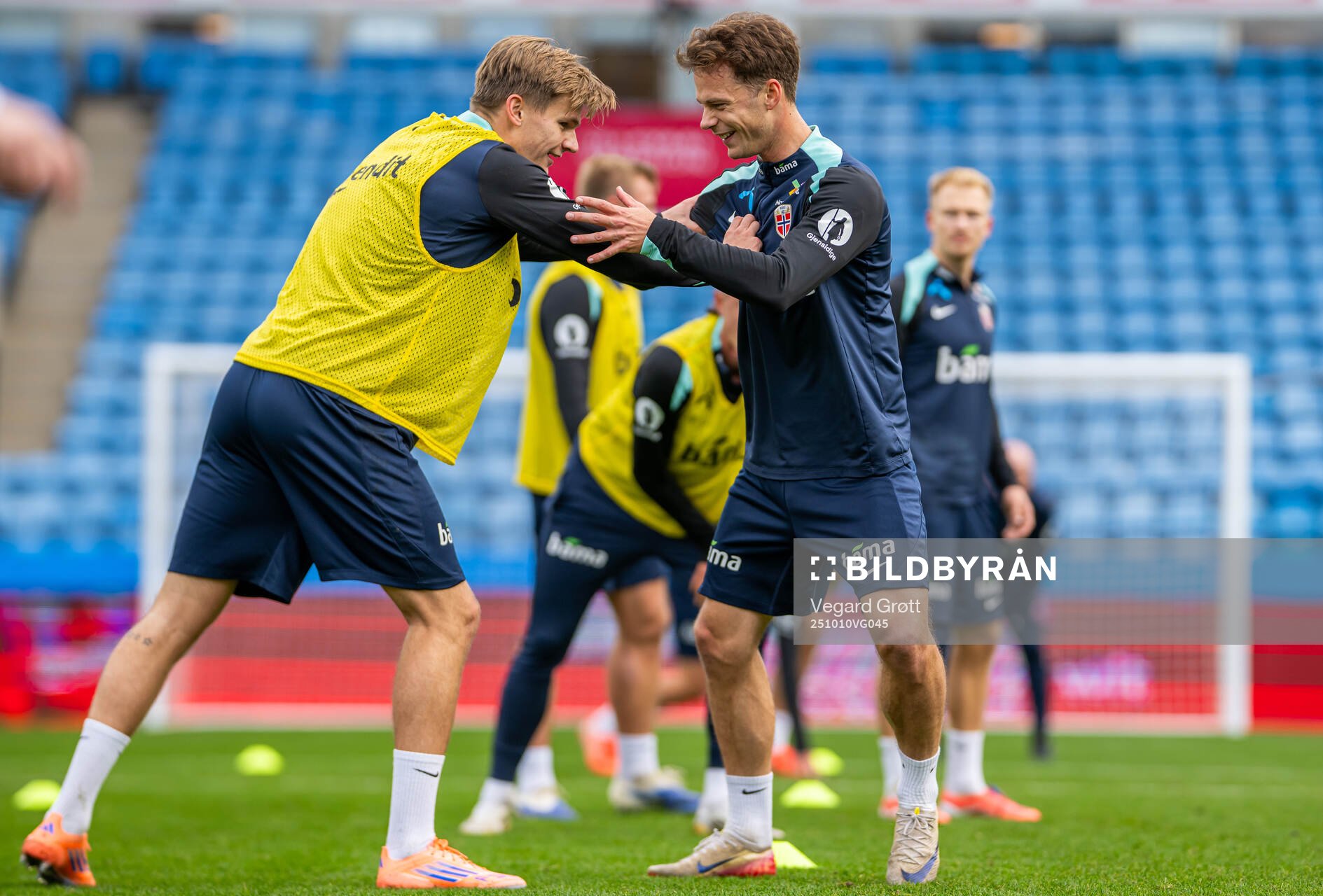 David Møller Wolfe and Felix Horn Myhre of the Norwegian