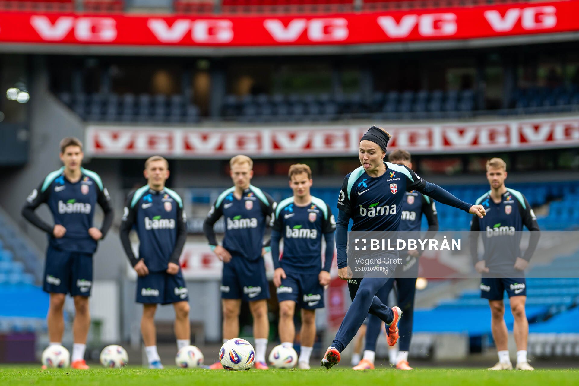 Andreas Schjelderup of the Norwegian national football team